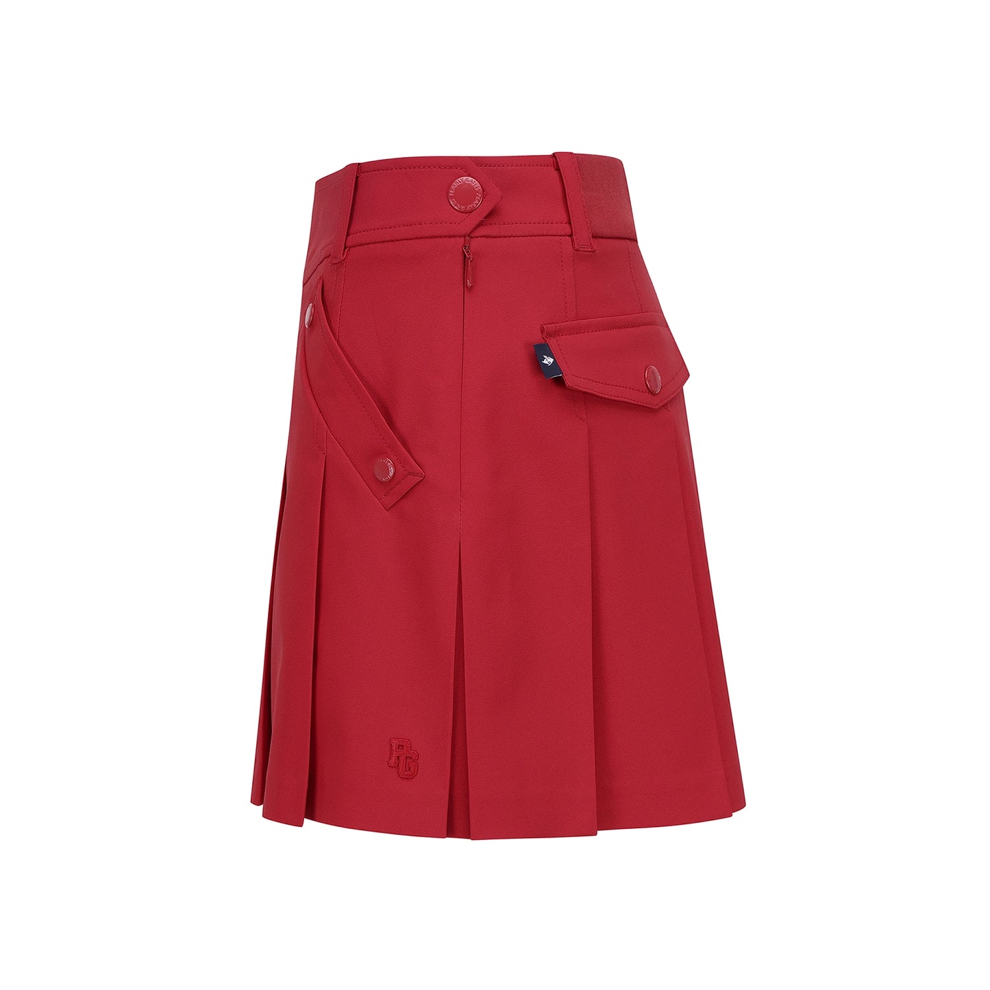 Pearly Gates / Women's Utility Pleated Skirt – Red, Purple, White, Yellow