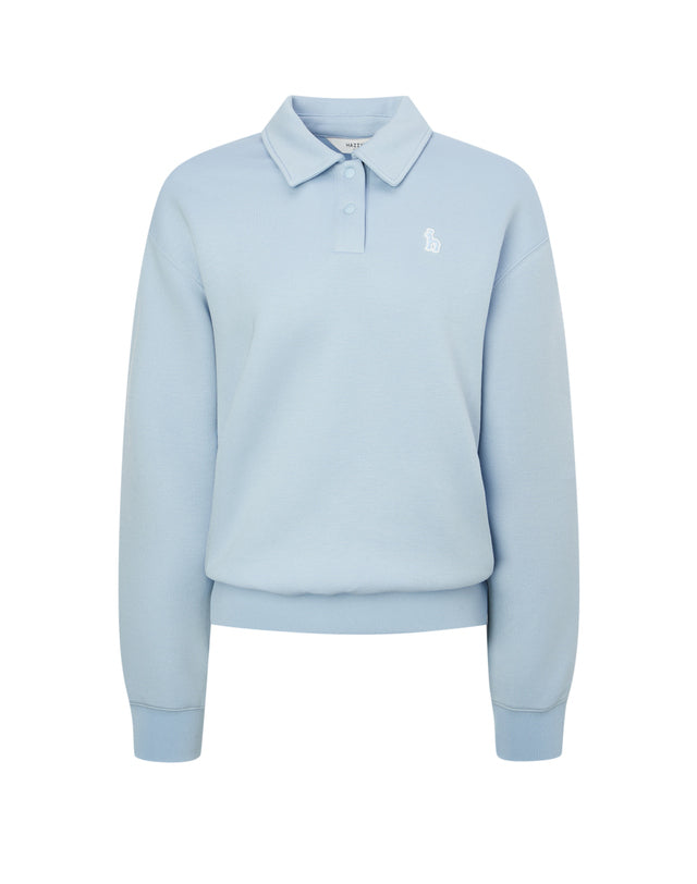 Hazzys / Ice Blue Polo Sweatshirt – Korean Exclusive