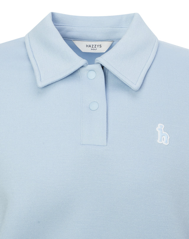 Hazzys / Ice Blue Polo Sweatshirt – Korean Exclusive