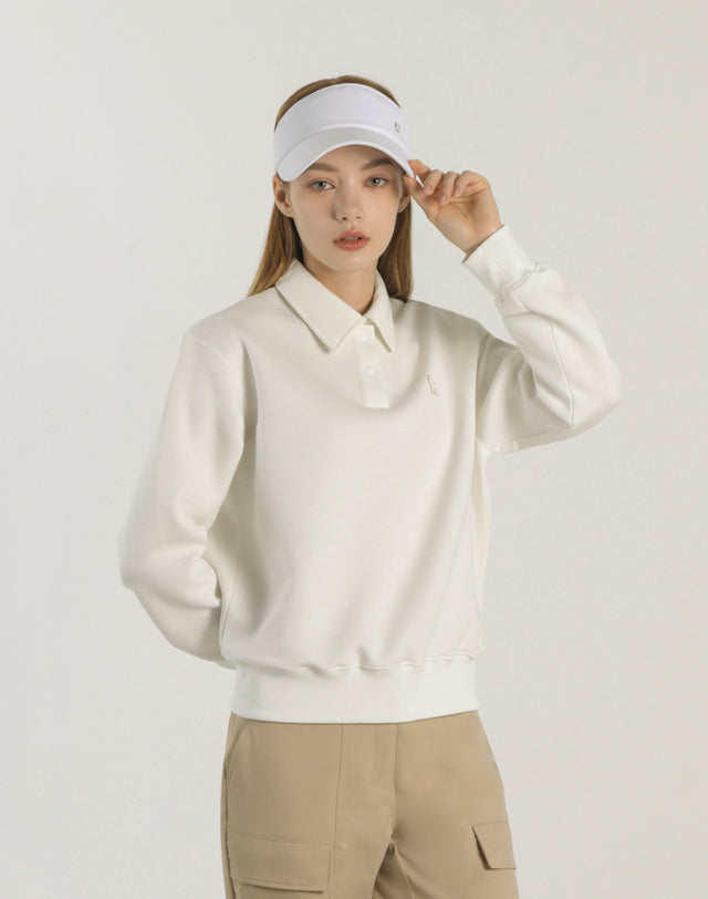 Hazzys / Ice Blue Polo Sweatshirt – Korean Exclusive