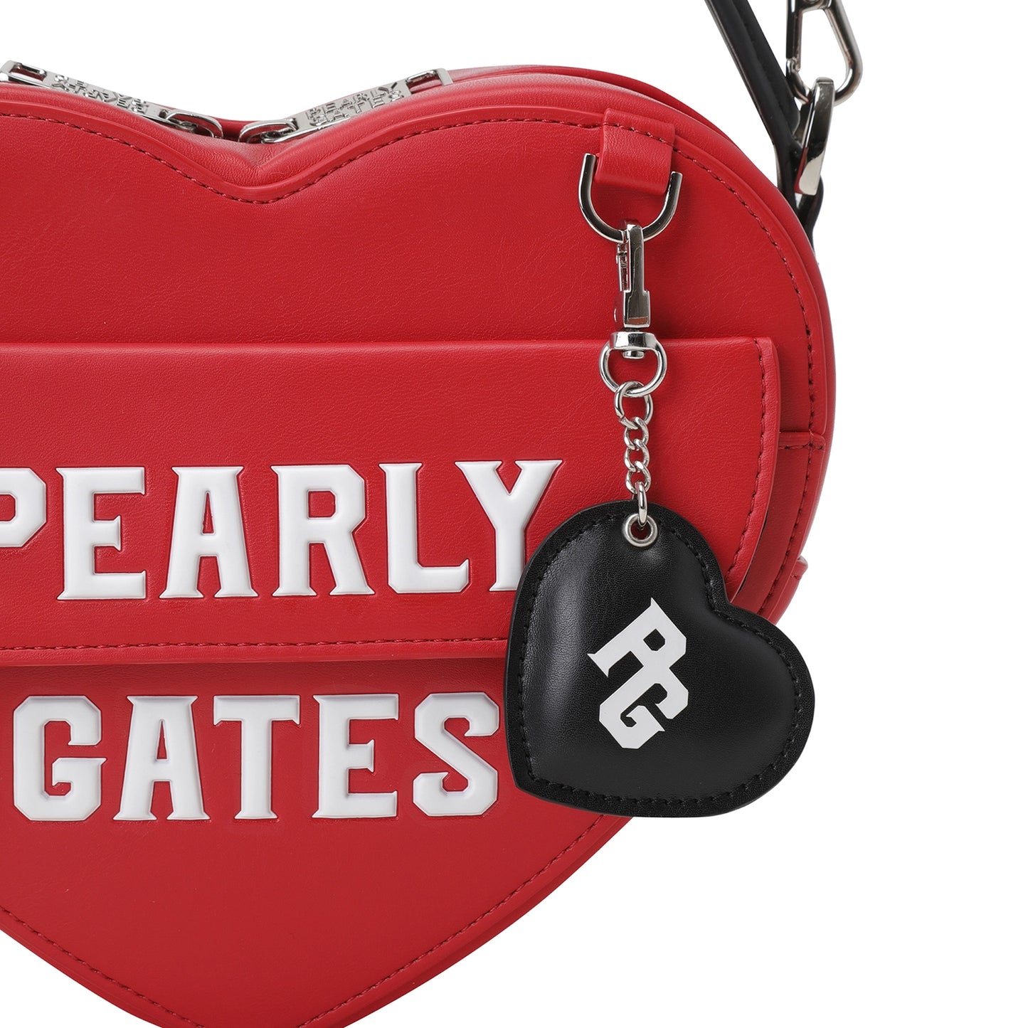 Pearly Gates ハート型ミニバッグ レッド(韓国限定)