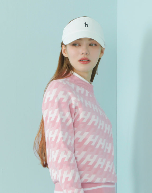 HAZZYS レディースリボンサンバイザー （韓国限定）